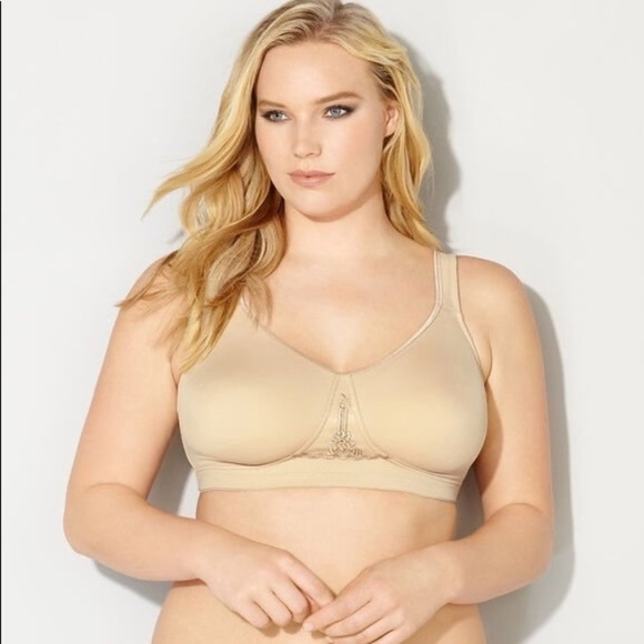 LAST ONE!! New Women’s Soft Caress Wire Free Bra Plus Size 40C - Picture 1 of 12